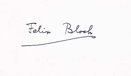 Felix Bloch
