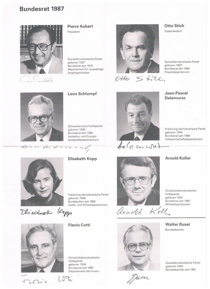 Bundesratsfoto 1987