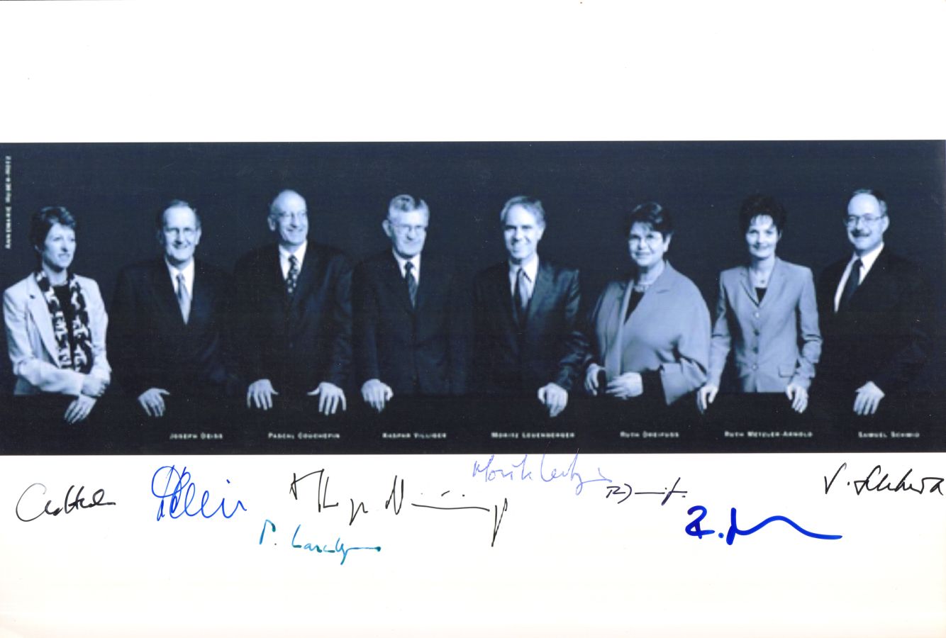 Bundesratsfoto 2001