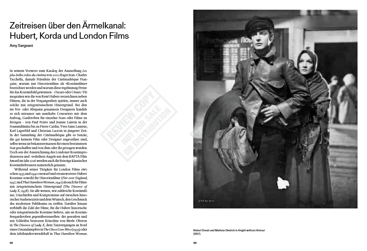 René Hubert – Kostümwelten – The Man Who Dressed Filmstars and Airplanes