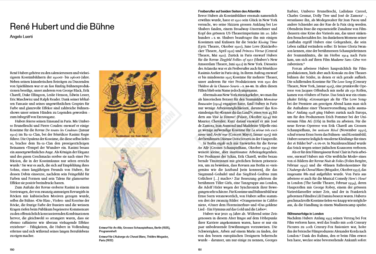 René Hubert – Kostümwelten – The Man Who Dressed Filmstars and Airplanes