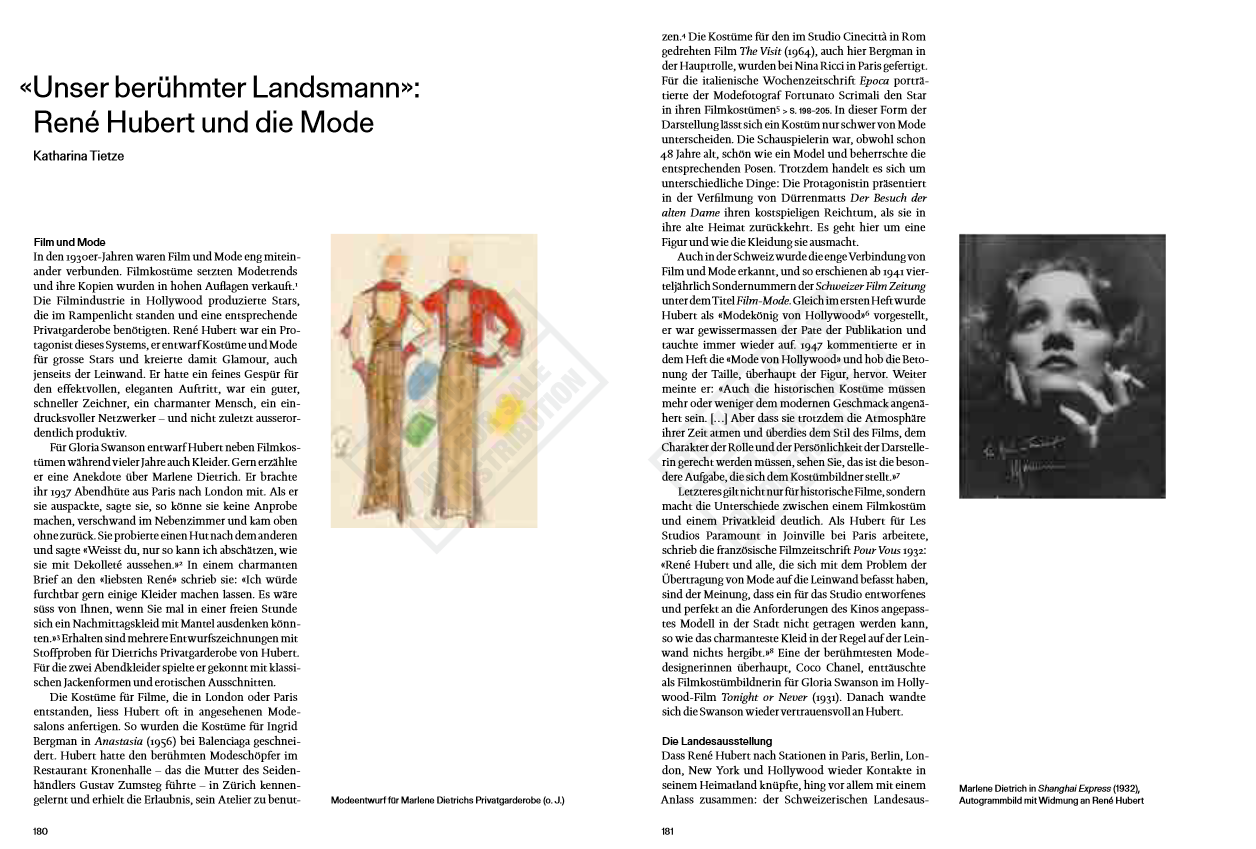 René Hubert – Kostümwelten – The Man Who Dressed Filmstars and Airplanes