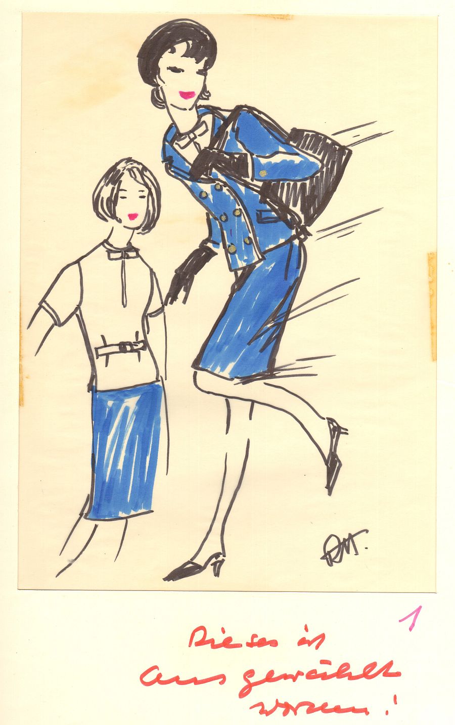 René Hubert - Kostümentwürfe SWISSAIR