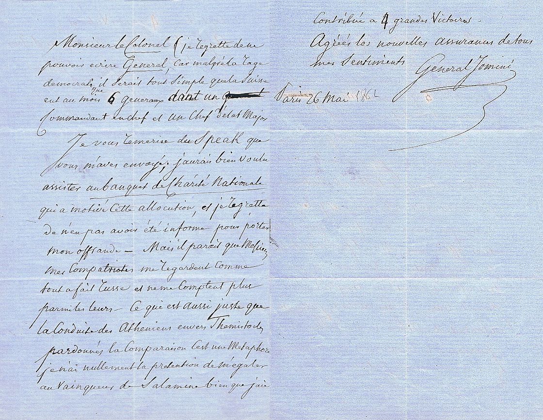 Baron Antoine-Henri Jomini