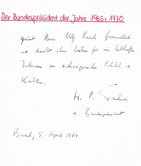 Hans Peter Tschudi